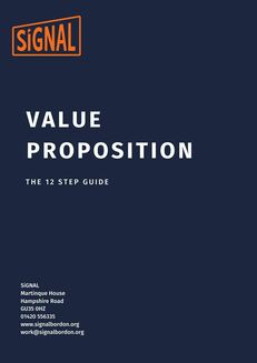 How to write your Value Proposition 