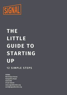 Guide to starting up a Business