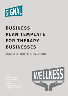 Cover business plan for therapy businesses